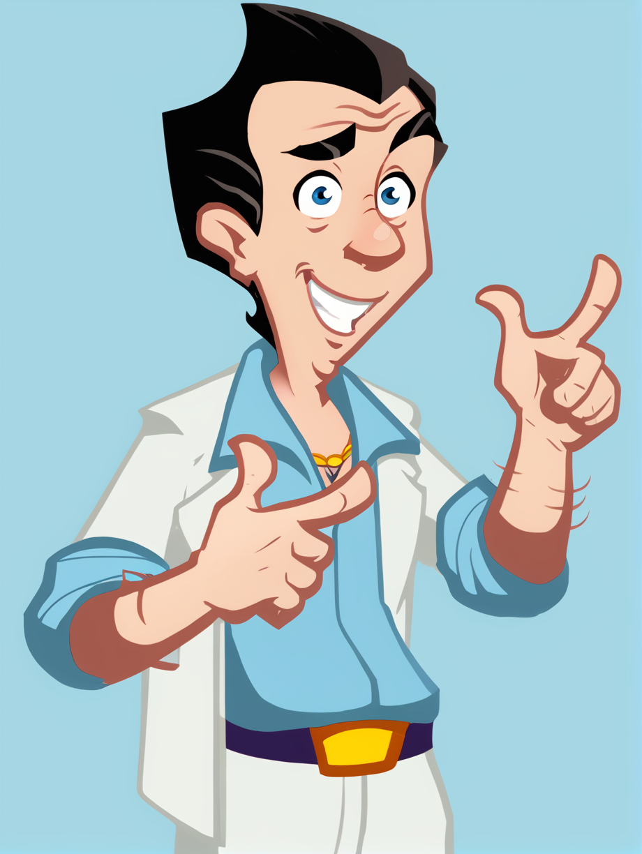 LarryLafer Signaturepose,
Leiss style,
<lora:Leisure_Suit_Larry Pony:1>