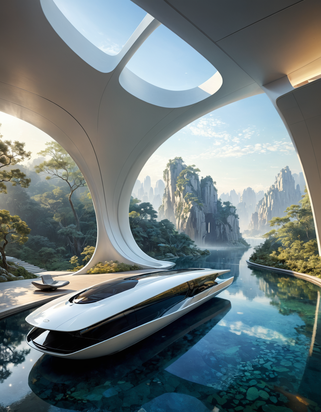 by Peter De Seve, by Zaha Hadid, by Yanjun Cheng, tranquil, peaceful, serene, calm, collage, highly detailed and hyper realistic
<lora:add-detail-xl:0.5> <lora:xl_more_art-full_v1:0.5>