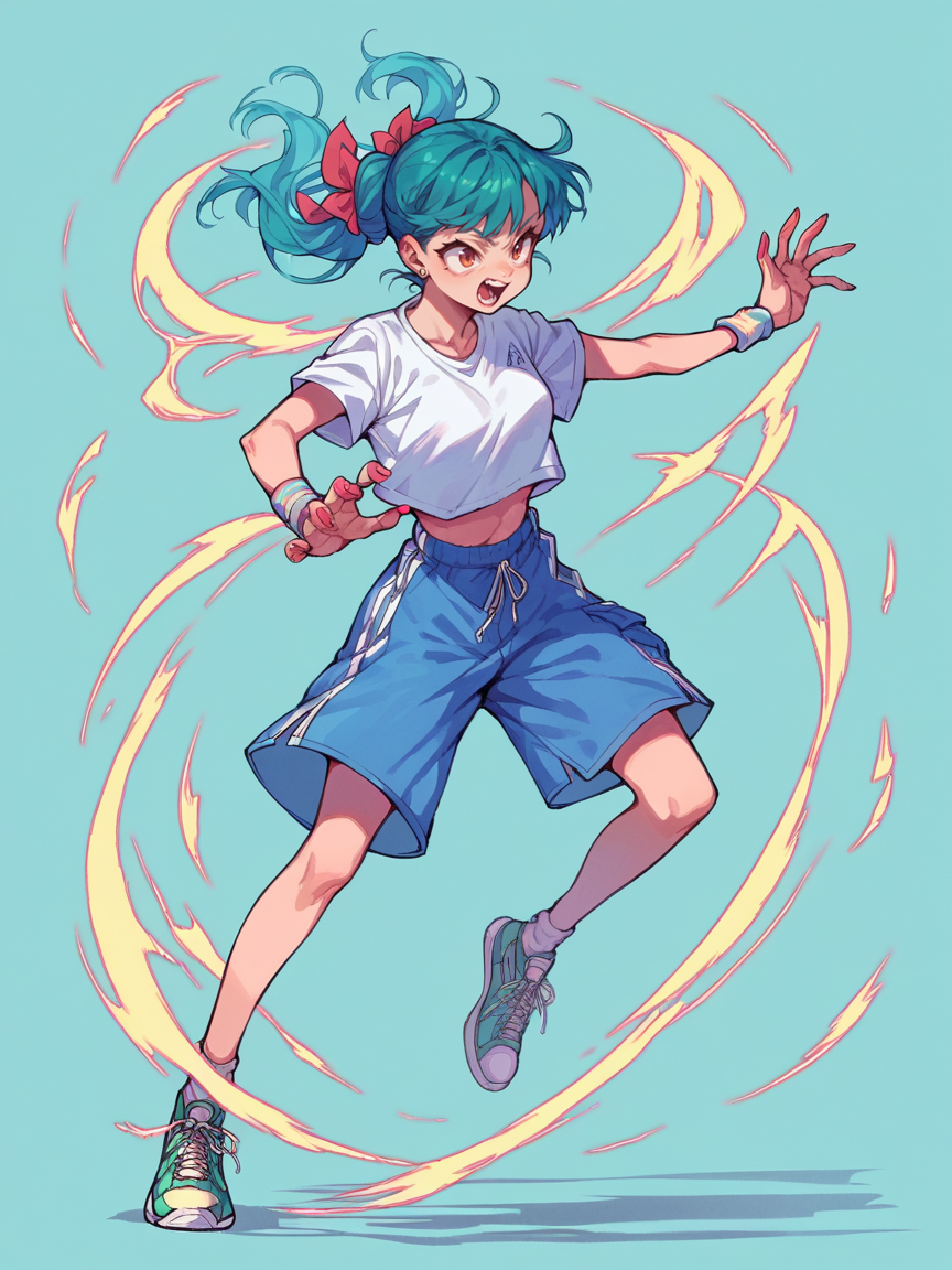 score_9, score_8_up, score_7_up, score_6_up,  <lora:y0tt4:1> y0tt4, 1girl, sneakers, dynamic pose,