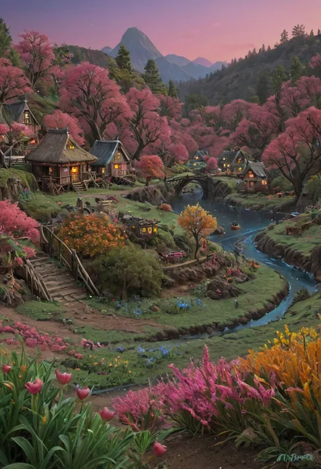 *snoo* *village* novuschroma46 style alienlandscapeslora maidrauh_2
