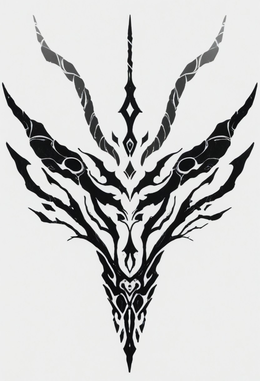score_9, score_8_up, score_7_up, HENTAI PUBIC TATTOO DESIGN, MONOCHROME, GREYSCALE, WHITE BACKGROUND, NO HUMANS