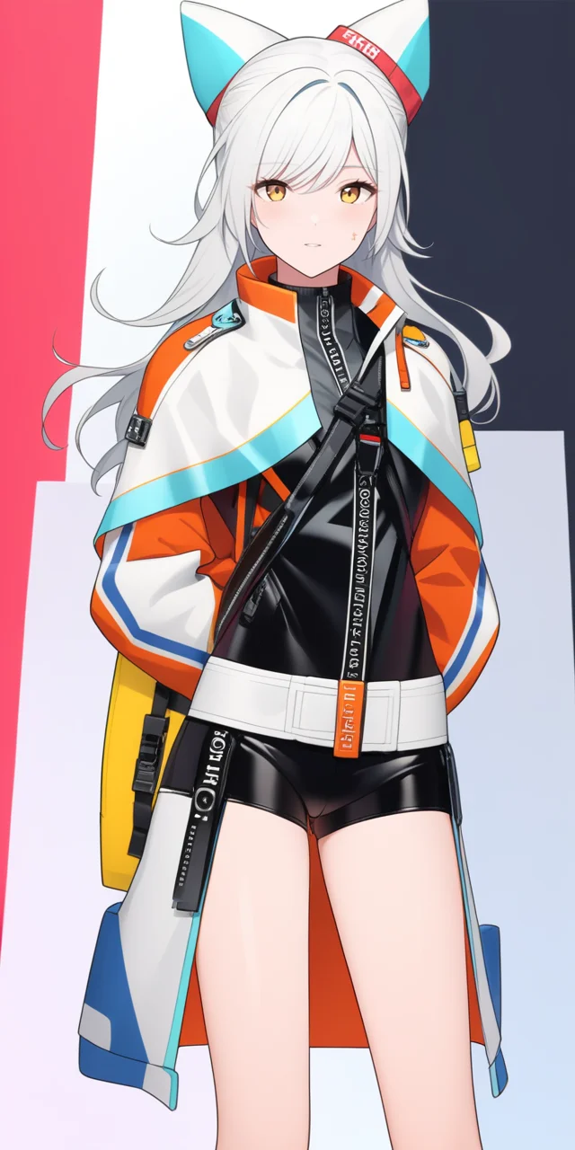 full body image of a athletic person in rfktr leather outfit, simple background, white background, masterpiece, high quality, best quality <lora:fashionistaXLt2:0.7>