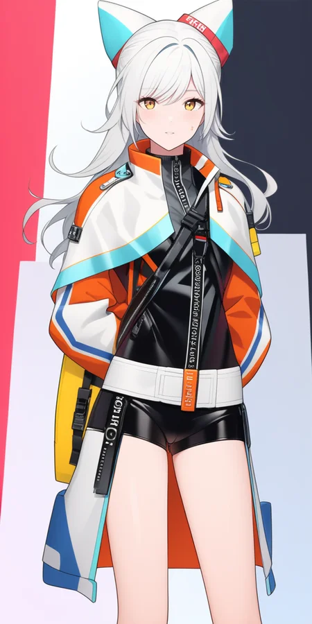 full body image of a athletic person in rfktr leather outfit, simple background, white background, masterpiece, high quality, best quality <lora:fashionistaXLt2:0.7>