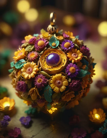 made out of ral-dryflwrs, overhead angle of a Studied "Golgari Charm", Warm lighting, 8K, ultra high res, <lora:ral-dryflwrs-sdxl:0.7>, vivid colors, cinematic light, set logical ambient background, intricate detail, cute, luxurious sharp focus, complex, very, positive emotional, beautiful detailed, lush