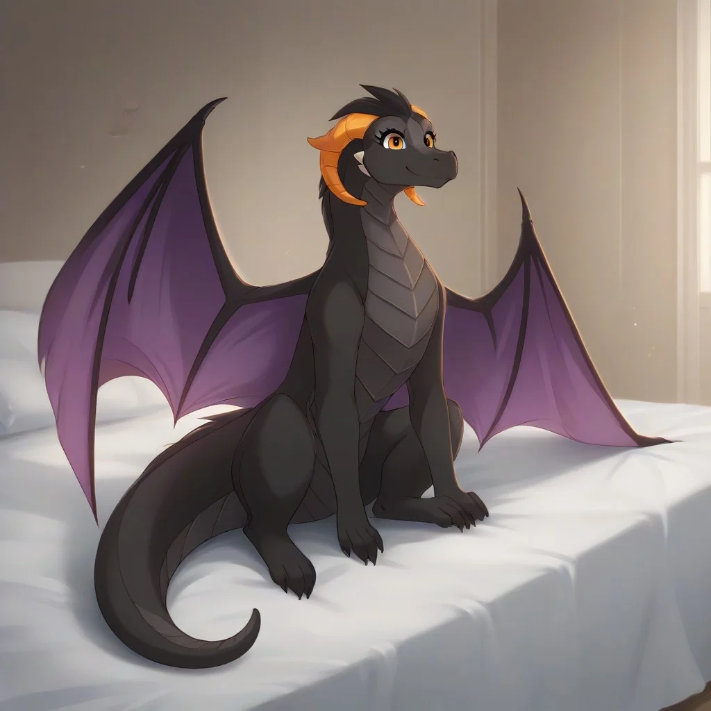 score_9, score_8_up, score_7_up,score_6_up,score_5_up, source_furry
BREAK
(solo, female, feral, dragon, plushie:1.2, puppy, chibi, plushification), orange button eyes,
looking at viewer, smile, cute
seam (sewing),
sitting, on bed, forward arm support,
BREAK
bedroom, bed, micro, small
full-length portrait, front view, bird's-eye view,
BRAEK
kemono, digital illustration, perfect quality, beautiful, detailed background,
masterpiece, best quality, very aesthetic, highres, absurdres,
BREAK
reni-twokinds, dragon tail, orange eyes, (dragon wings :1.2)