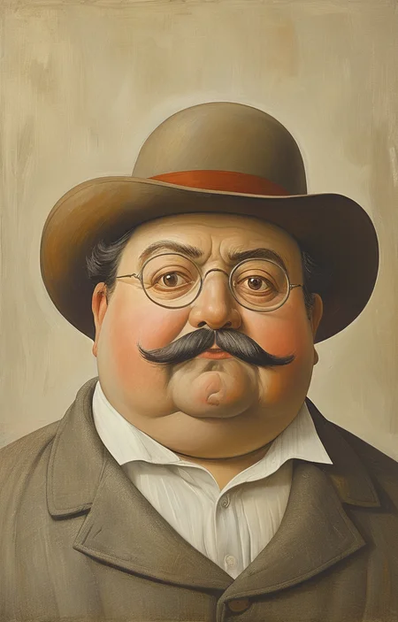 masterpiece,best quality,<lora:tbh145-sdxl:0.7>,animal,illustration,style of Fernando Botero,