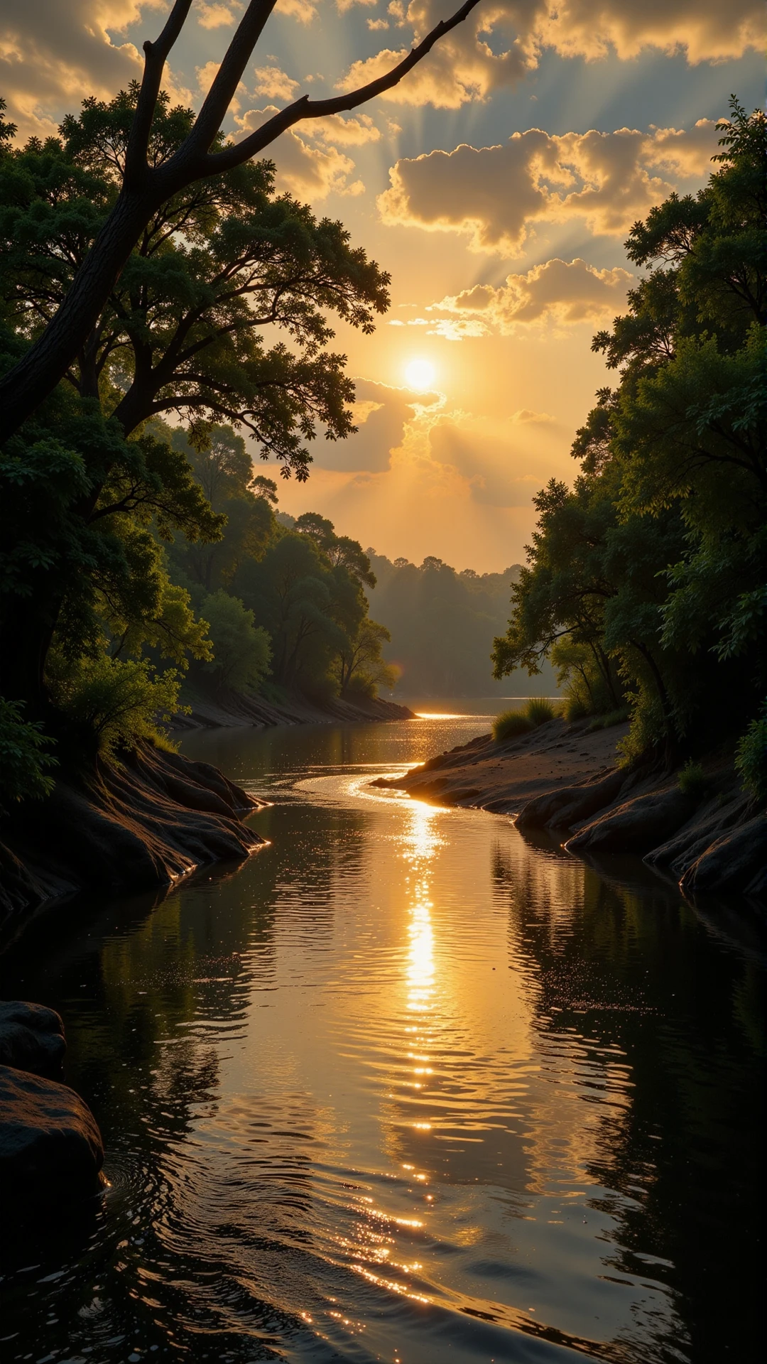 photo, photography, Fujifilm XT-4 Viltrox, Amazon River, golden hour, very intricate, very detailed, realistic. sharp, bright, colorful, film grain, high contrast, <lora:Anti-Blur:1><lora:Insane Detail Slider:0.25>  <lora:flux.1_lora_flyway_Epic-detail_v2:0.3> <lora:fluxenhancer:0.25>