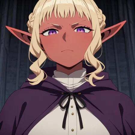 masterpiece, best quality, newest, absurdres, highres,
DMStyle-DmpackV1.0, official style,
DMPACK-1-Thistle, dark skin, tanned, tanned skin, blonde, blonde hair, elf, pointy ears,