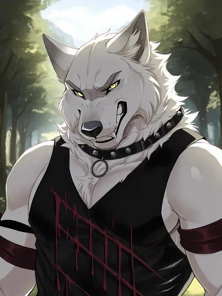 <lora:HarukiIL4:0.8>, haruki, male, solo, yellow eyes, angry, edgy outfit, growling, looking at viewer, 
BREAK masterpiece, best quality, amazing quality, very aesthetic,highres, absurdres, detailed background,