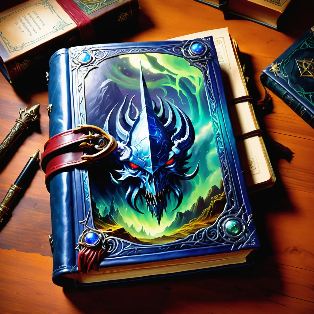 Eldritch Tomes, Leatherbound, Zypheron (a mysterious substance), Dust jacket protectors