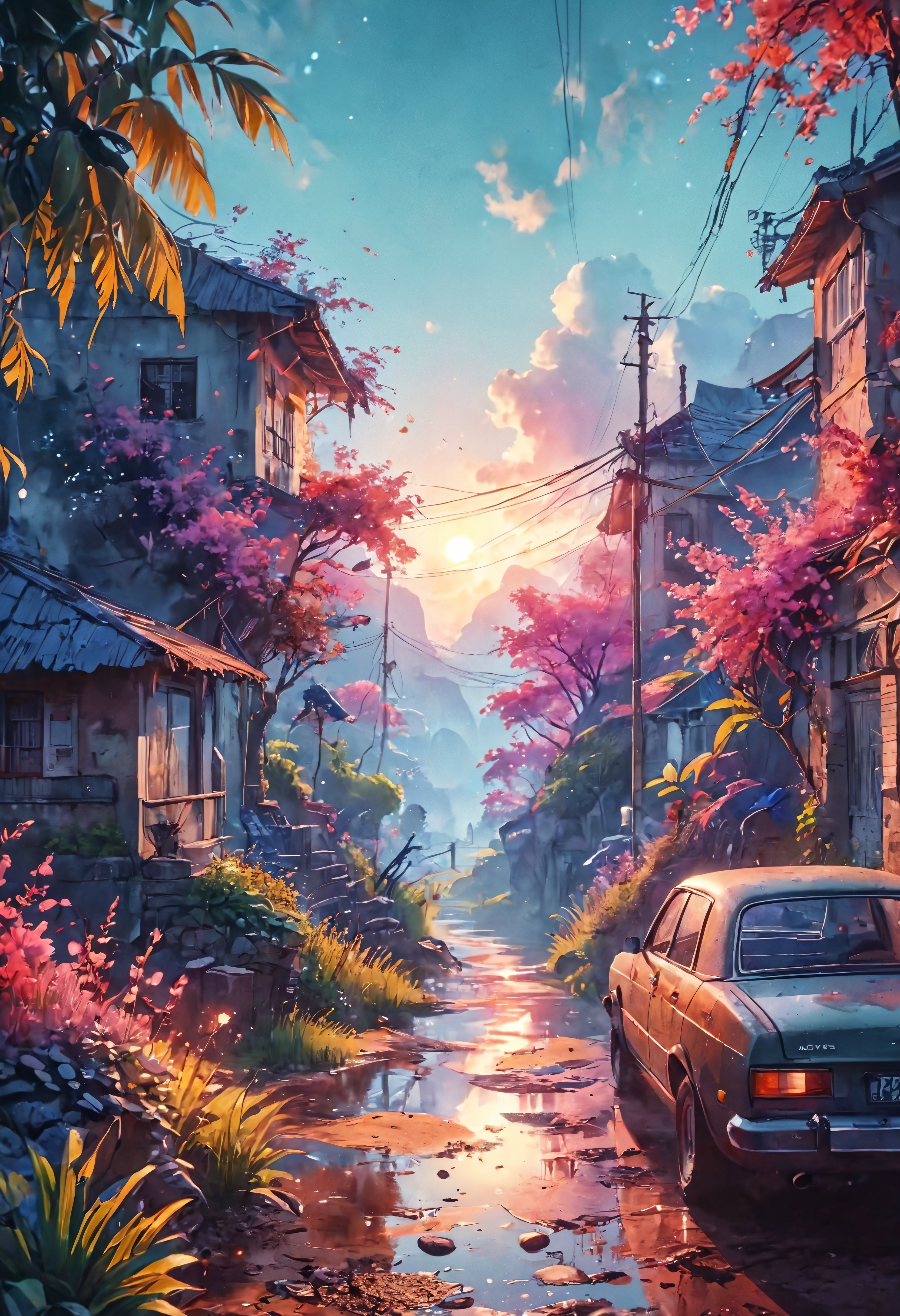 Fever Dream Dreamyvibes Artstyle atmospheric, watercolor, cinematic lighting, hyperdetailed, 8k, 35mm lens, beautiful, digital art, hyperrealism, trending on artstation, CGSociety, matte painting  <lora:Dreamyvibes artstyle SDXL - Trigger with dreamyvibes artstyle:1> <lora:add-detail-xl:0.5> <lora:MJ52:0.5>
