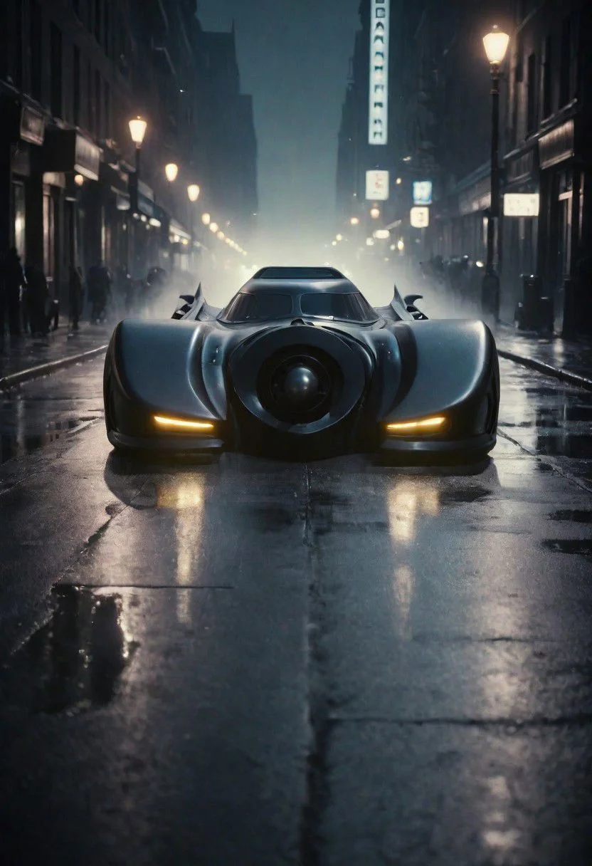 Sideview By Night, n-eeyblch, analog photo of the batmobile-1989, racing down an avenue in a futuristic city at night, dystopian, ((nighttime)), High Detail, Sharp focus, ((photorealism)), realistic, best quality, 8k, award winning, dramatic lighting, epic, cinematic, masterpiece, depth of field, volumetric lights, dutch angle, shallow haze, foggy, Dimmed light, 1989 Batman movie still, very detailed, deep blacks,
very detailed, atmospheric haze, Film grain, cinematic film still, shallow depth of field, highly detailed, high budget, cinemascope, moody, epic, OverallDetail, gorgeous, 2000s vintage RAW photo, photorealistic, candid camera, color graded cinematic, eye catchlights, atmospheric lighting, skin pores, imperfections, natural, shallow dof