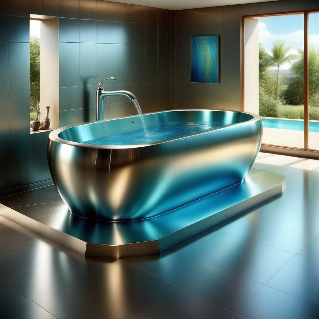 magnificent futuristic cs-m3tal-ok_v06-1000 swimming pool, very detailed