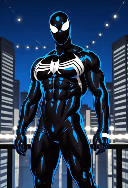 Symbiote Spiderman Blacksuit (The Animated Series)