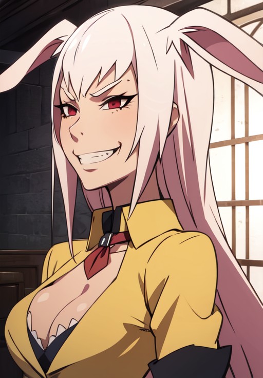 <lora:gate_t:0.8>, gate_t, evil grin, portrait,, seductive