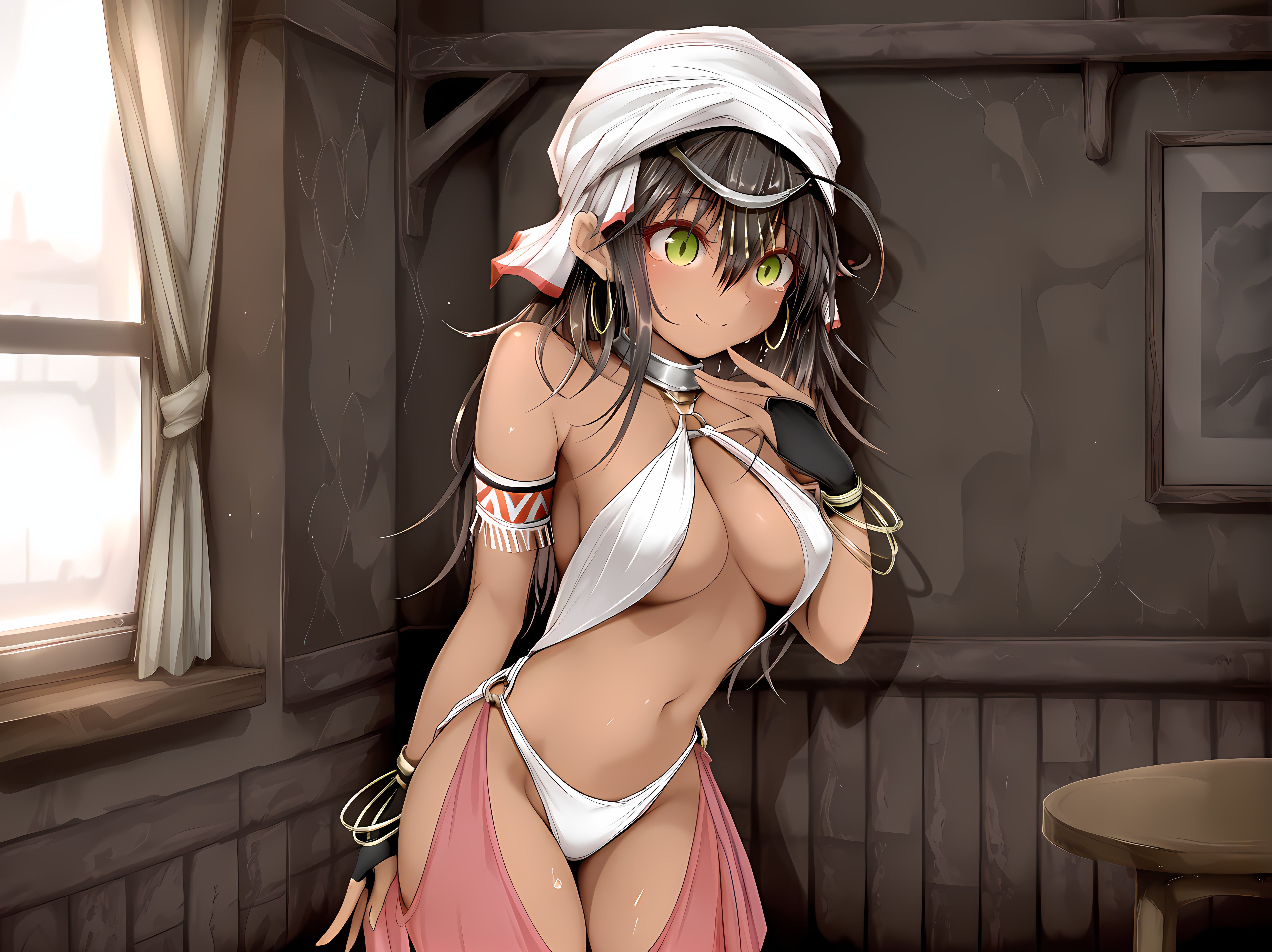 1girl,airi,standing,cowboy shot,indoors,smile,<lora:Airi_Illustrious:1>,, masterpiece, best quality, amazing quality, very aesthetic, absurd, newest, detailed eyes