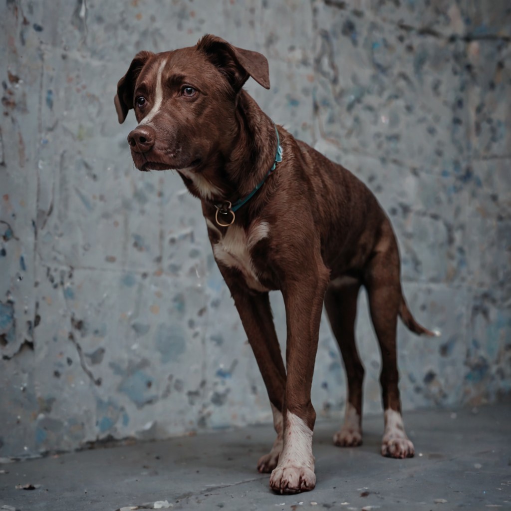 score_9, score_8_up, score_7_up, source_anime, solo, brown dog, C00p3rD0gg0, standing,