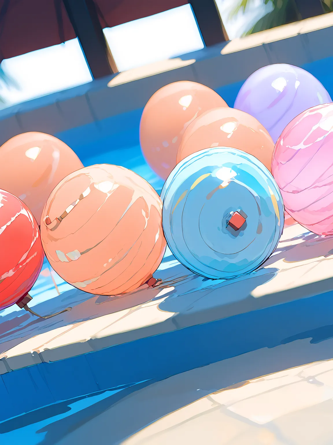 zPDXL, score_9, score_8_up, score_7_up, source_anime, best quality, masterpiece BREAK
(water balloon, colorful, in washbowl),  
from side,
outdoor,
rating_safe,
<lora:water-balloon-xl-v2-pony-000015:1>
