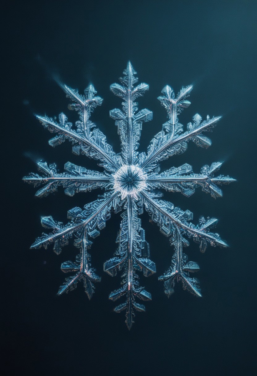 A vintage Christmas ornament depicting а snowfall patterned snowflakes woven from thin luminous metal wire. neon cyberpunk style color scheme. background in the form of an ice chip (chrmtcgldCE_style, snowflake, mtlartCE_style, DonMFr0stP4nkXL, ice, snow, frost)