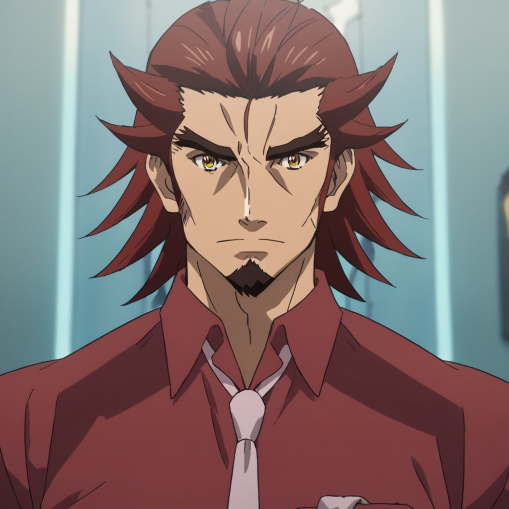 score_9, score_8_up, score_7_up, source_anime, masterpiece, best quality, very aesthetic, cinematic lighting, genjuro, necktie,