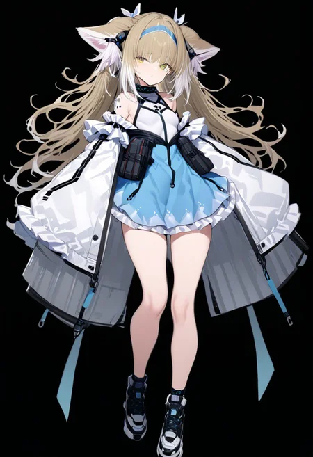 masterpiece, best quality, ultra-detailed, beautiful, nai3, 1girl, solo, full_body, tachi-e,
suzuran_\(arknights\),