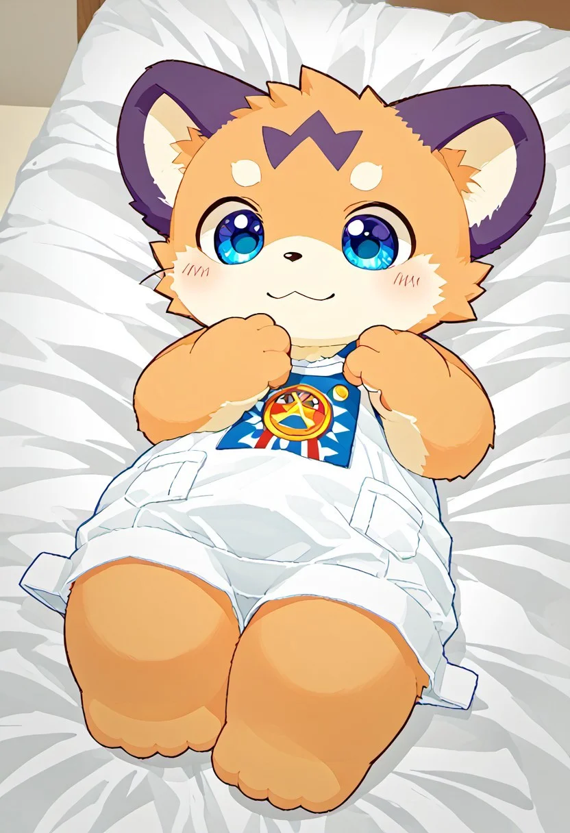 score_9, score_8_up, score_7_up, rating_safe, zuppu11, ((((yne)))), ((((sdgs)))), CuteRB, cute, 1boy, solo, furry, kemono, lying on bed