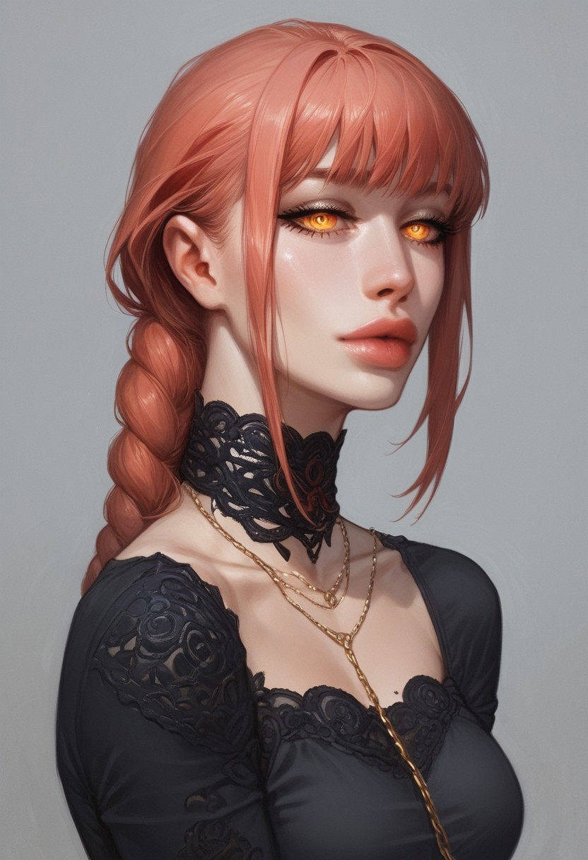 score_9, score_8_up, score_7_up,  masterpiece, best quality, very aesthetic, cinematic lighting, 1girl, makima (chainsaw man), chainsaw man, beautiful eyes, perfect face, chains, shadows, dark horror, neon cyberpunk,  <lora:Expressive_H-000001:0.8>, expressiveH  <lora:Pony_DetailV1.0:0.9> <lora:nostalgia-000011:0.9> retro
((full-clothed)), 
BREAK
strange world background score_9, score_8_up, score_7_up, score_6_up, source_cartoon, rating_explicit, Expressiveh, (((((upper body, portrait))))), dynamic pose