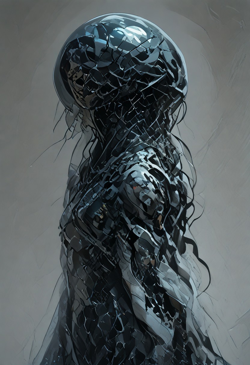 score_9, score_8_up, score_7_up, best quality, robot man, solo, mcnm, tactical helmet, teeth parts, yellow Streamlined tactical armor, armor made of snake scales, snake scales,
snake_hybrid, snake scale patterned, standing, complementary color background, mix of colors psychedelic background,SCLPT, sculpture style,realistic,snake_hybrid.marble skin,armor made of snake scales
