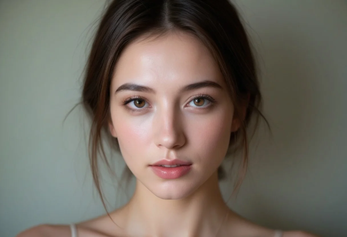 (((ultra high res))), (photorealistic), raw photo, (((4K resolution))), detailed eyes, super detailed face, focus on face, sharp focus,16k wallpaper, absurdres, highres, huge file size.
score_9_up, score_8_up, score_7_up, score_6_up, 1girl, 25 years old, perfect face, (adult:1.2), sexy,
detailed face, portrait, face focus, depth of field,
brown eyes, looking at viewer,
parted lips,