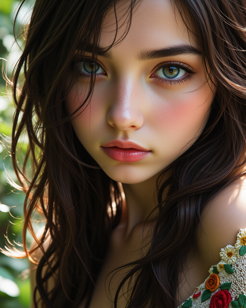 raw photo of a beautiful 20 yr old european women supermodel in miniskirt, close-up, (Fantasy), magical scene, mythical, medieval setting, colorful, realistic, detailed, textured, smooth clear blemish free skin, no freckles, hair, large round eyes, glossy lips, by Alex Huguet, Mike Hill, Ian Spriggs, JaeCheol Park, Marek Denko,  <lora:midjourney_whisper_innocent_eyes_v01:0.5> <lora:TEST_1:0.6>