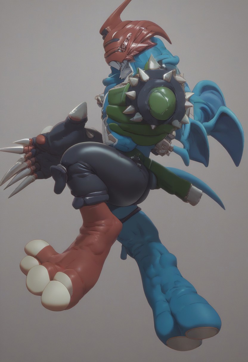 score_9, score_8_up, score_7_up, Paildramon, digimon (creature),