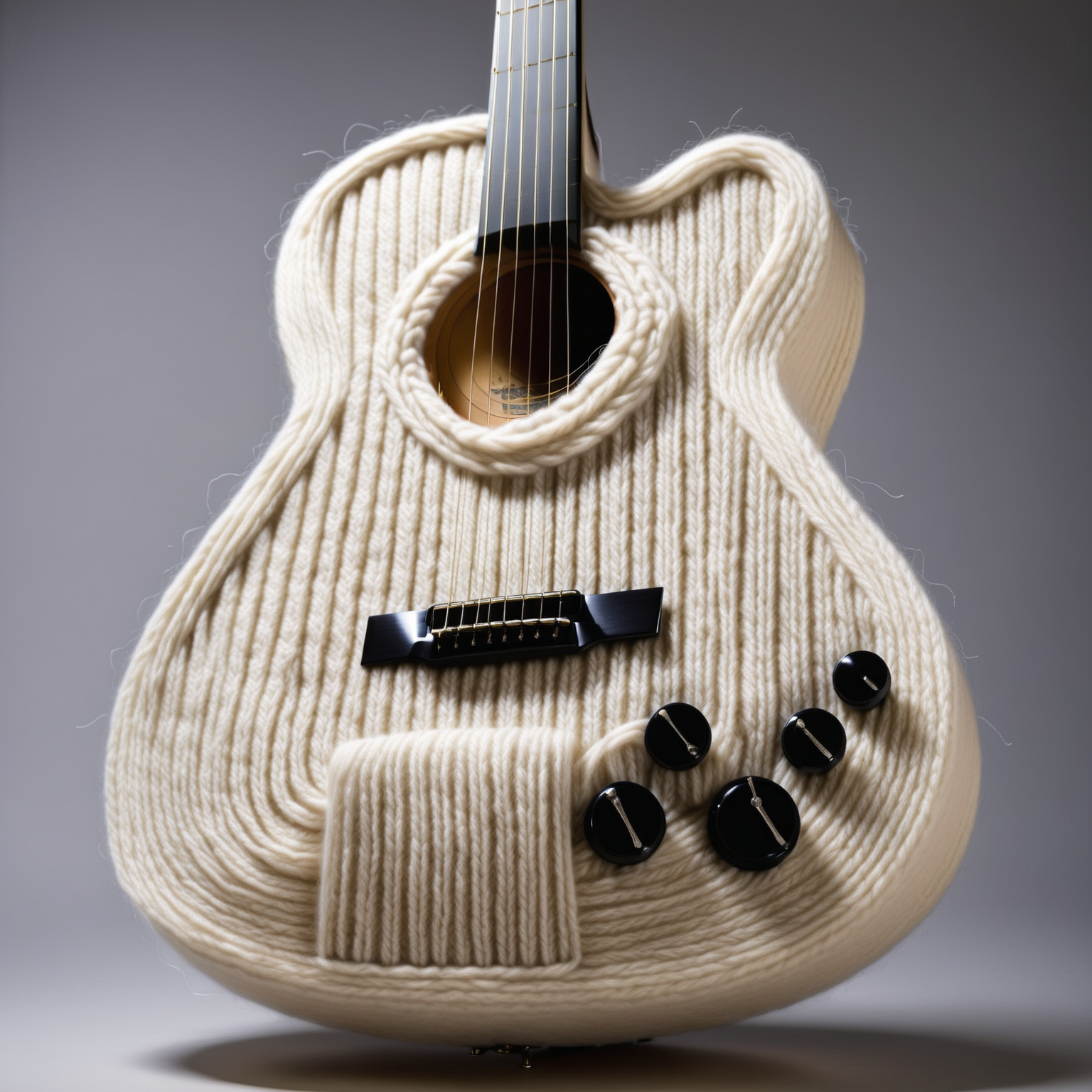 a Guitar made out of Jed-Wool   <lora:WoolStyle:0.7>