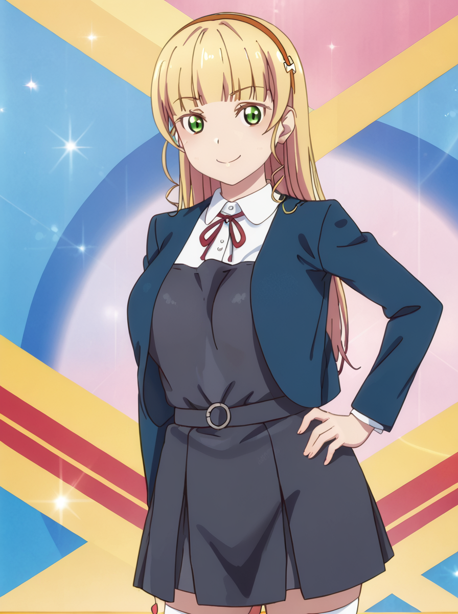 detailed background, shiny skin, posing, rating safe,
<lora:sumire.pony:1>,
sumire, aaa, 
large breasts,