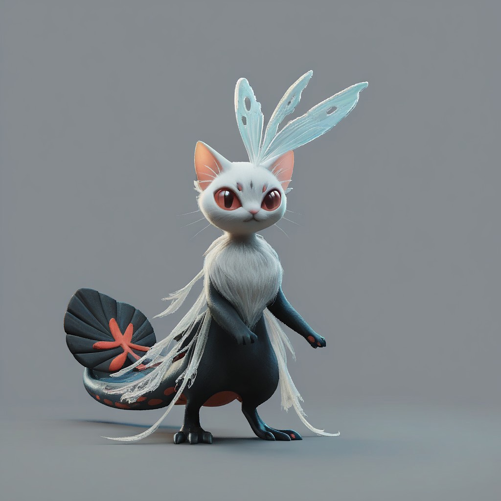 score_9, score_8_up, score_7_up, (source_realistic:0.5),
p0k3m0n, pokemon, pokemon (creature), no humans, transparent background, simple background, full body, solo, standing,
(cat:1.05), (tit:1.2), (Hummingbird:1.2), (spider:1.2), (salamander:1.1),
simple background, grey background,