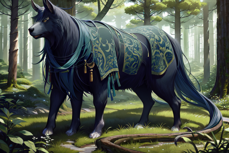 highly insanely detailed, masterpiece, top quality, best quality, highres, 4k, 8k, RAW photo, (very aesthetic, beautiful and aesthetic),  
(code_style,codestyle),english text,japanese text,traditional chinese text, 
<lora:CodeStyle (half generic class)_564920:0.6>, 
(1girl:1.3), 1other, 
large forest,enchanting forest,dense forest,lush forest,tall trees,canopy,overgrown scenery,âââ