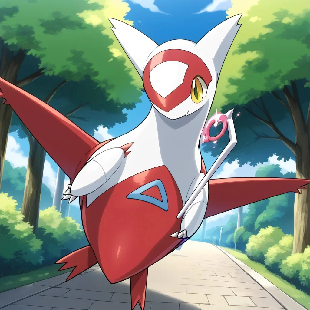 uploaded on e621, source_furry, moe, cute, score_10, score_9_up, score_8_up, score_7_up, score_6_up,anime screencap,full body,
BREAK,
park,solo,nintendo,pokemon,pokemon_(species), 1girl,(dragon,scalie,mythological scalie,feral,feral dragon),original, no humans,
female,latias,feral latias,yellow eyes, feral,3_fingers,claws,cute fangs,feral hands,flying, short legs,red wings, red body,white body,
,smile,
BREAK,
holding_object,holding magic wand,
((clothing,clothed feral)), mahou shoujo, magical girl,dress,feral latias magical girl dress,frills,