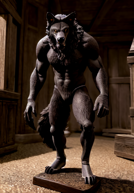 <lora:Werewolf:0.8>, Werewolf,, (masterpiece, best quality, absurdres, detailed, ultra-detailed:1.3), (highly detailed, high quality:1.3)