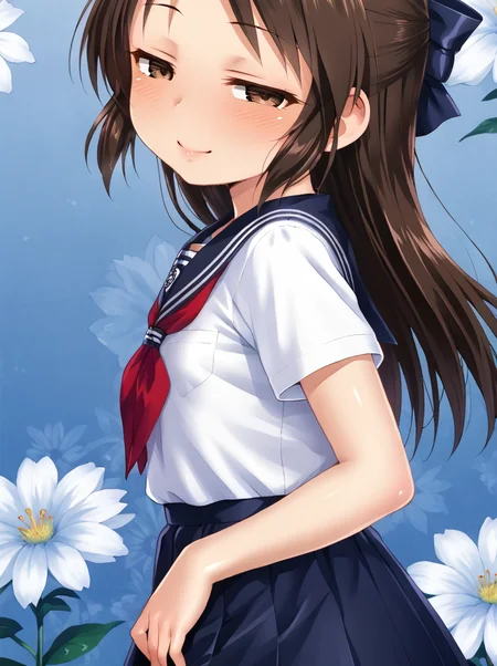 detailed background, shiny skin, posing, rating safe,
<lora:satoukuuki.pony:1>,
satoukuuki, arisu,
dress, school uniform,
half-closed eyes,
