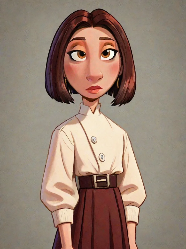 <lora:colettetatou-05:1> ( colettetatou:1.1), cowboy shot, bob cut, brown hair
BREAK
high res image,masterpiece,best quality,girl,cute face,clear skin,shiny hair,ultra detailed eyes,simple background, <lora:r0bbr0wnXLP:1> r0bbr0wn