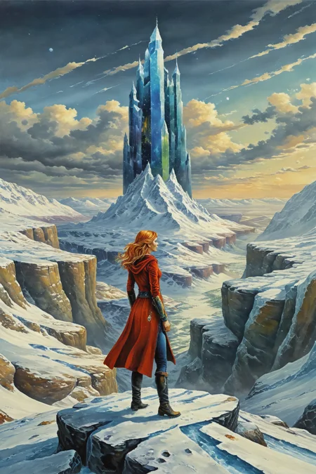 by Natalia Rak and Barclay Shaw in the style of Jessica Rossier,  <lora:EnvyAnimeWatercolorXL02:0.60> ,   Elmore_Style_LX <lora:Elmore_Style_LX-000011:0.60>