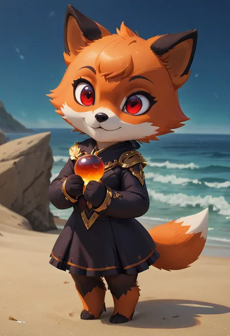 furry fox, ((brown fox)), (chibi),
bad fox, with red eyes, beach,
orange dress, portrait
Hyperrealistic art high-quality portrait flat matte drawing of a cute Nendoroid and cartoon style, anime flat style, thick drawing, medium close-up", (solo:1.2), photorealistic:1.5, 8k, texture skin, realistic skin, detailed skin, highest detailed, extreme detailed, 8k wallpaper, colorful, (dark magic), ring with the stone, (intricate details), (hyperdetailed), 8k hdr, high detailed, lot of details, high quality, soft cinematic light, atmospheric perspective (focus on), color Ink wash painting, Extremely high-resolution details, photographic, realism pushed to extreme, fine texture, incredibly lifelike,