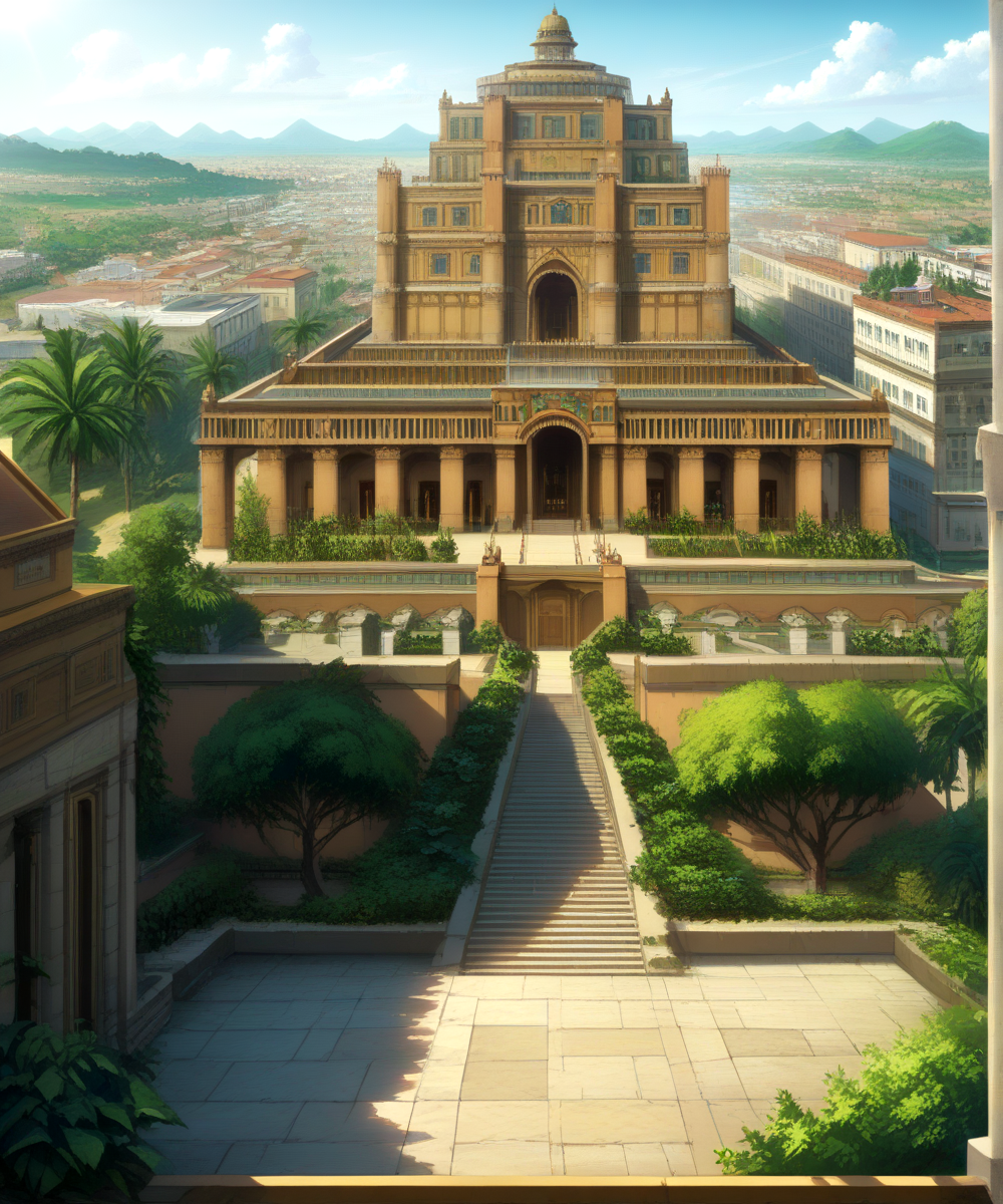 score_9, score_8_up, score_7_up,
<lora:Sumerian_Architecture_(Architecture)_(Pony)_(AD):0.8> Sumerian, scenery, building, city, cityscape, monumental architecture, architecture, 
8K, In'ei, chiaroscuro, depth of field, clear_eyes, volumetric lighting,
dynamic pose, detailed anime background, detailed photographic fluffy anime clouds, masterclass anime, Unreal Engine, CGI render, absurdly detailed, scenery, city, buildings, idealized city, busy city center, parks and greenery areas, parks, plazas, modern era photograph, skyscrapers, sumerian, monumental architecture, temple, palace, ziggurat, cuneiform, nisroch, 
(in the style of and art by midjourney, greg rutkowski, raphael, James Gurney, Thomas Kinkade, ), 
BREAK zPDXL, zPDXLxxx,