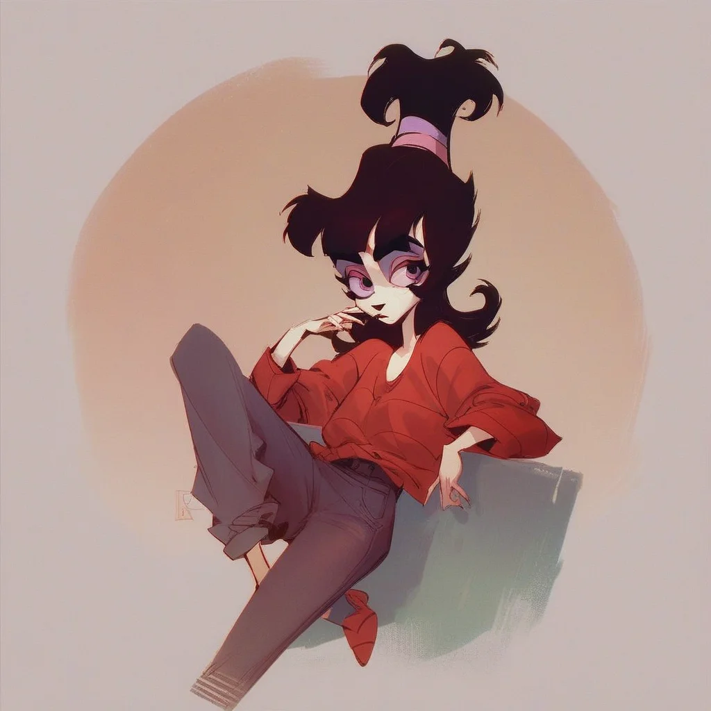score_9, score_8_up, score_7_up, score_6_up, score_5_up, score_4_up, 1girl, Lydia Deetz