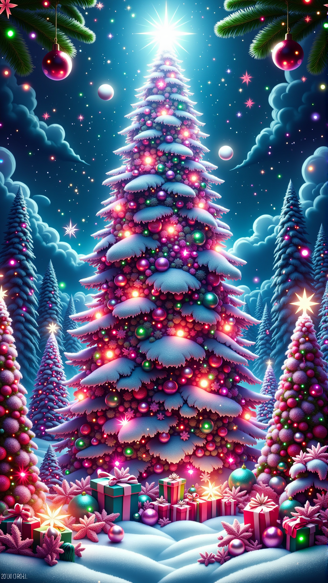 A (Neon:0.5) (Christmas:0.9) Style Chr457m45m3rg3D0nMN3M1C a towering alien plant species swaying in a gentle breeze
<lora:Chr457m45m3rg3D0nMN3M1CFlux:0.9>