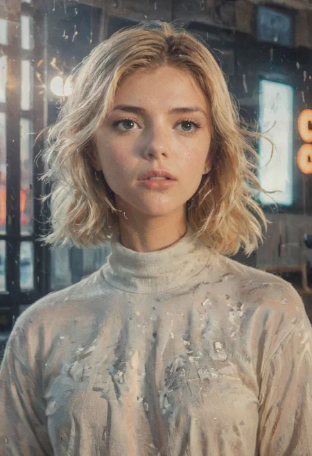 (a beautiful woman in a Hair Salon,
Fluorescent color tints, urban city   window view), 
bust shot, close-up lips, 
modern interior design, cyberpunk, 
Recliner|Dressing table|Table lamp|Screen|Monitor|Signboard_Details,
Metal|Glass|Leather|Textiles|Carpet|Pillow_Texture,
perfect blonde hair, 
(modern photo, fashion dress up:1.1), 24mm, (analog, cinematic, film grain, hazy atmosphere, detailed eyes, (seductive), (epicPhoto), (looking at viewer), (cinematic shot:1.3),
ac_neg1, great lighting, extremely detailed, happy, Hair Salon, impressionist painting, zoya
