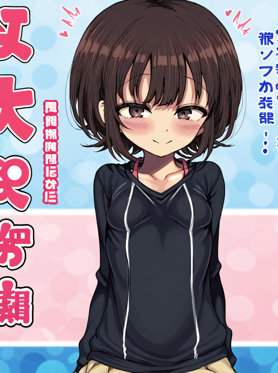 detailed background, shiny skin, posing, rating safe, 
<lora:motsuaki.pony:1>,
motsuaki, miyu,  
clothed girl, jacket,