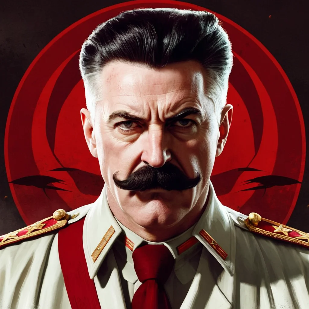 concept art of <lora:J. Jonah Jameson:1>
portrait
J. Jonah Jameson an angry looking Joseph Stalin character with a mustache, digital artwork, illustrative, painterly, matte painting, highly detailed