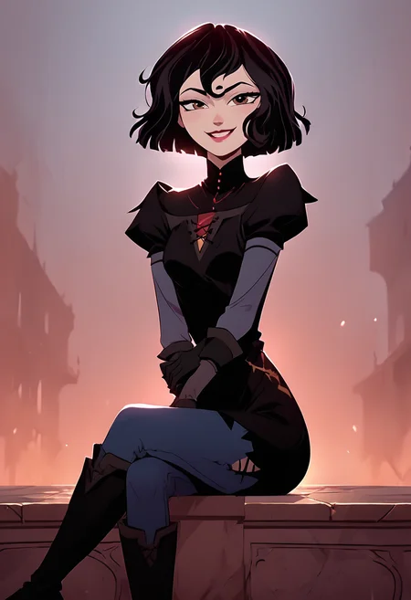 score_9, score_8_up, score_7_up,score_6_up, source_anime,g4n1m3, <lora:g4n1m3XLP:1>
BREAK
cassandra, 1girl,black hair,dress, short hair,sitting,gloves, crossed legs, seductive smile,brown eyes, <lora:cassandra-07:0.8>