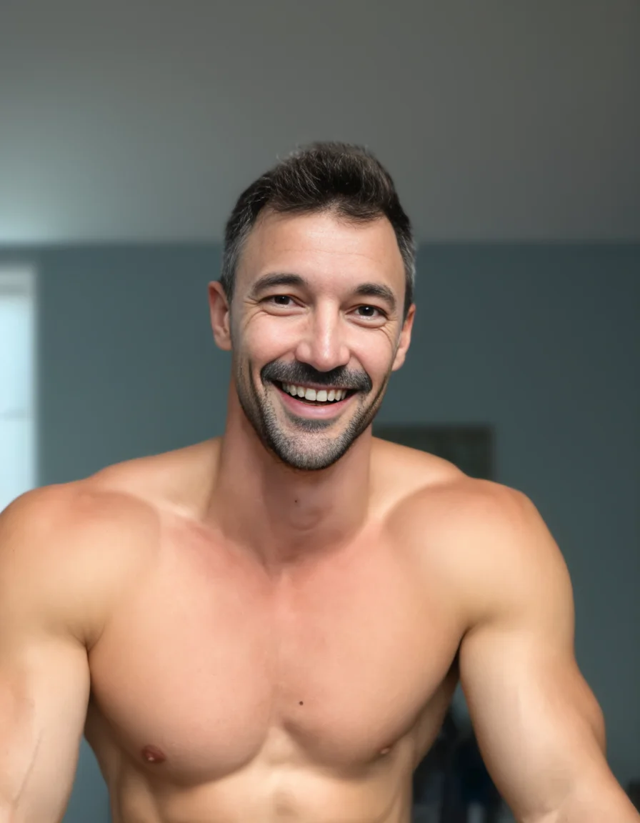 score_9, score_8_up, score_7_up, source_realistic, rating_questionable, rating_explicit, 1boy, solo, happy joshsnby, portrait, looking at viewer, <lora:joshsnby_PDXL_v1-000009:1>