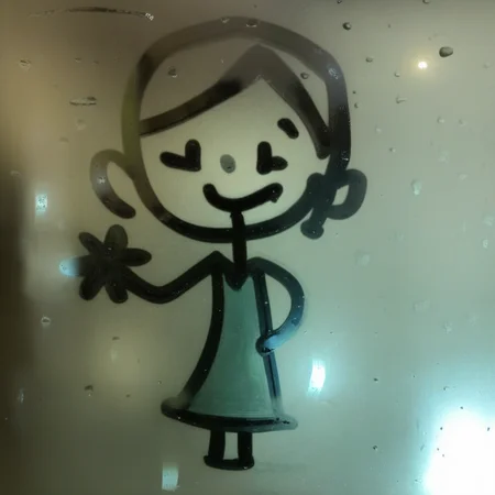 finart girl glass drawing<lora:finart:1>